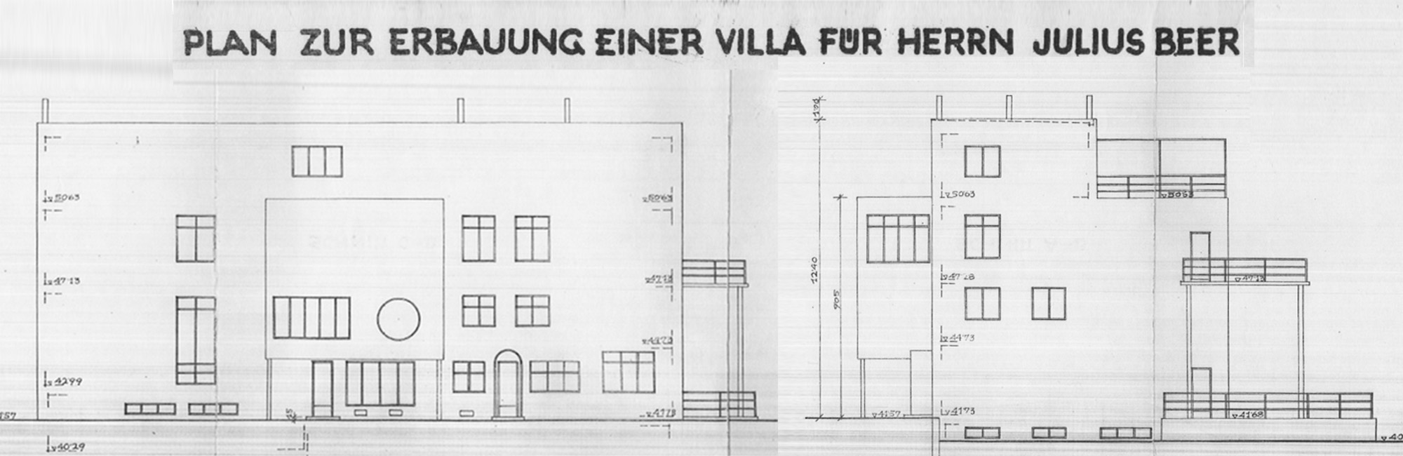 Originalplan – Ausschnitte