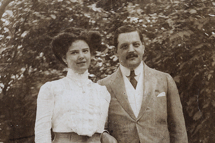 Julius und Margarethe Beer, ca. 1909 